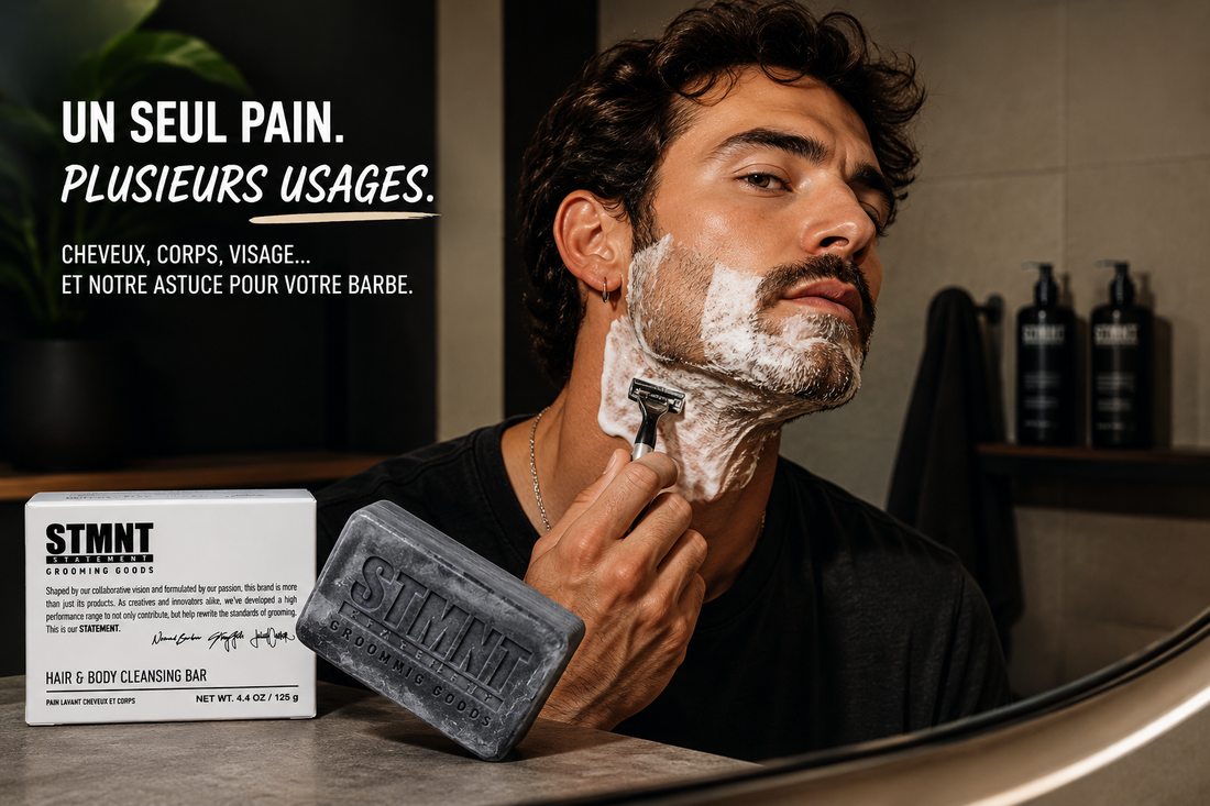 L’astuce 2-en-1 pour nettoyer et préparer sa barbe au rasage