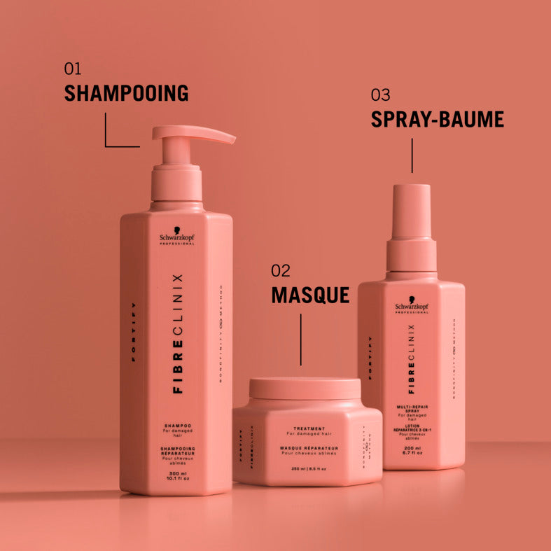 Cheveux abîmés Réparer & renforcer avec Fibre Clinix